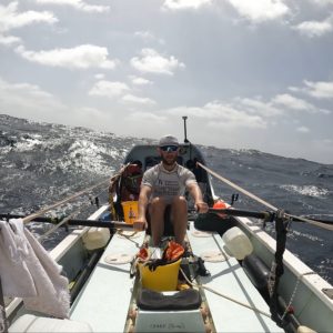 Johnnie Ball rowing the Atlantic